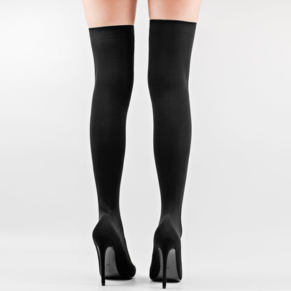 Pointy Toe Over The Knee Stockings Boots | Onlymaker Quality