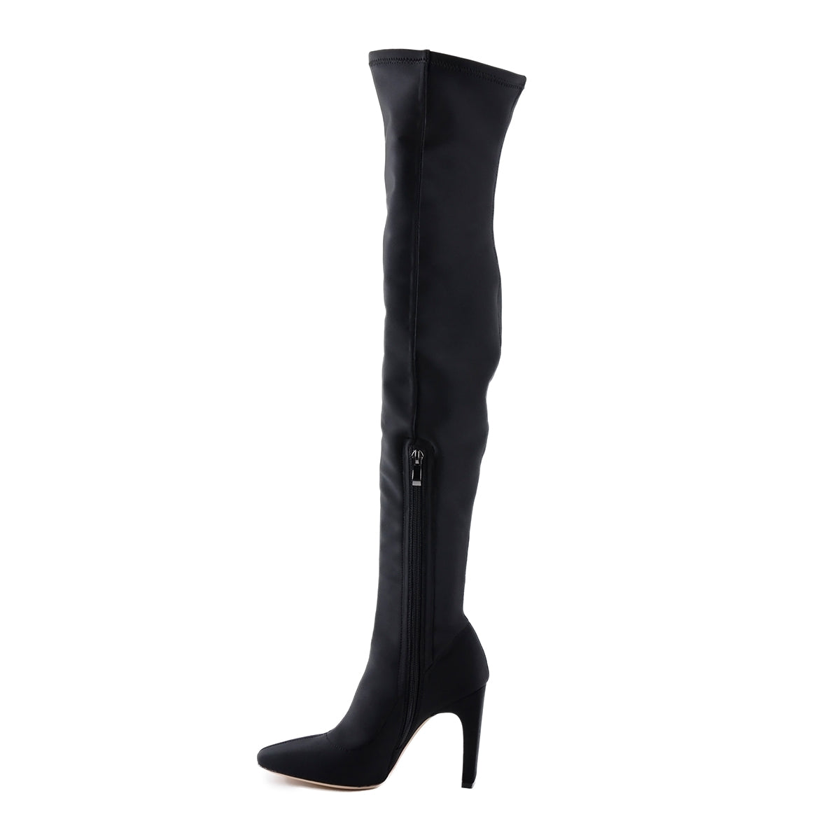 Stretchy Square Toe Block Heel Over the Knee Boots | Onlymaker Top Pick