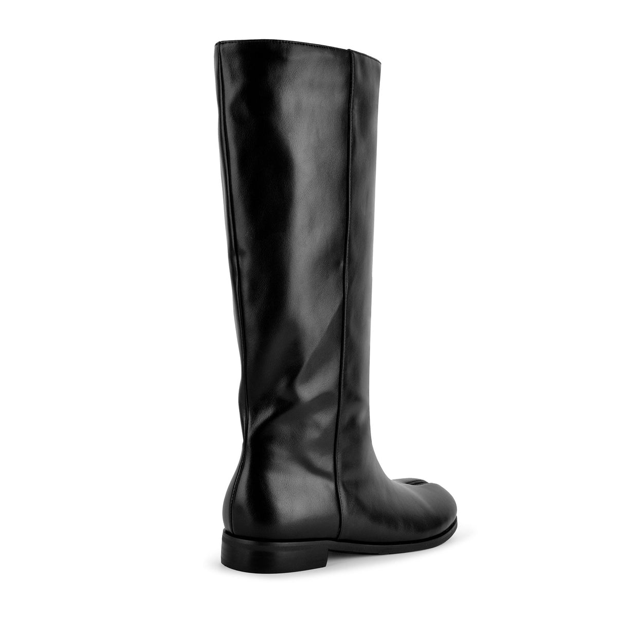 Round Toe Tabi Knee High Flat Boots | Onlymaker Value