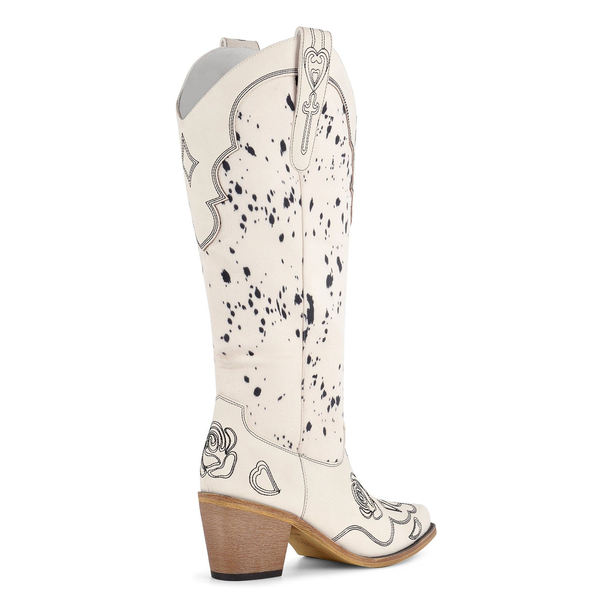Embroidery Suede Patchwork Knee High Western Boots | Onlymaker Special Offer