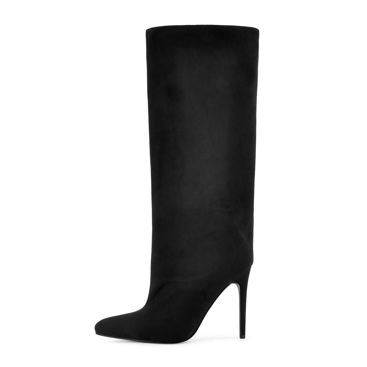 Pointed Toe Suede Stiletto Knee High Boots | Onlymaker Deals