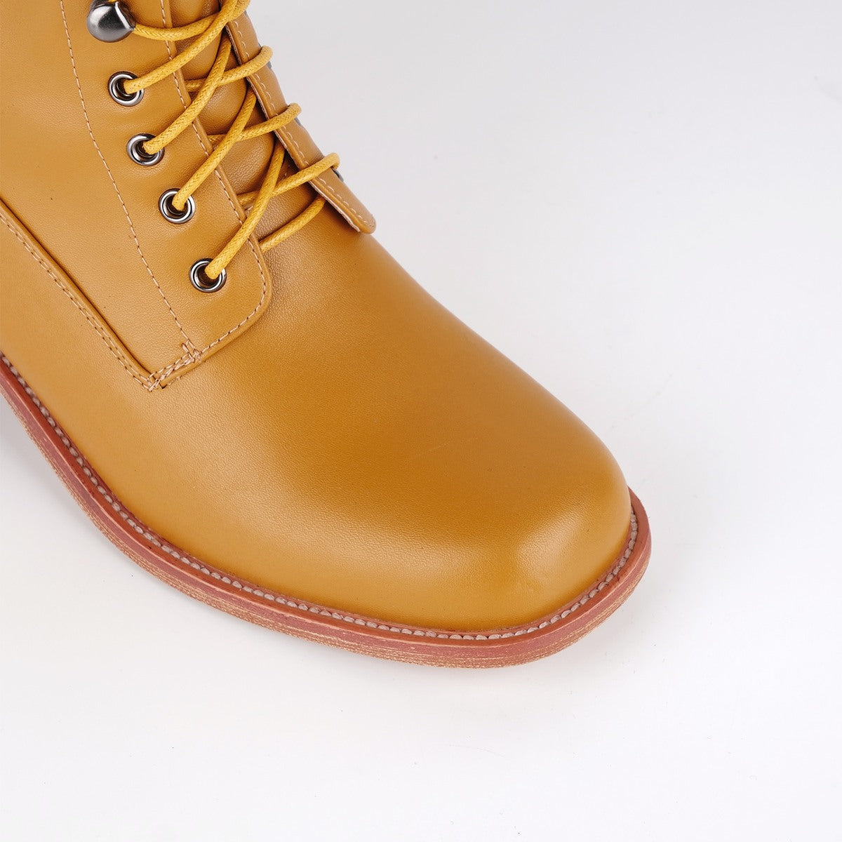 Square Toe Lace-up Chunky Heel Knee High Boots | Onlymaker Special Offer