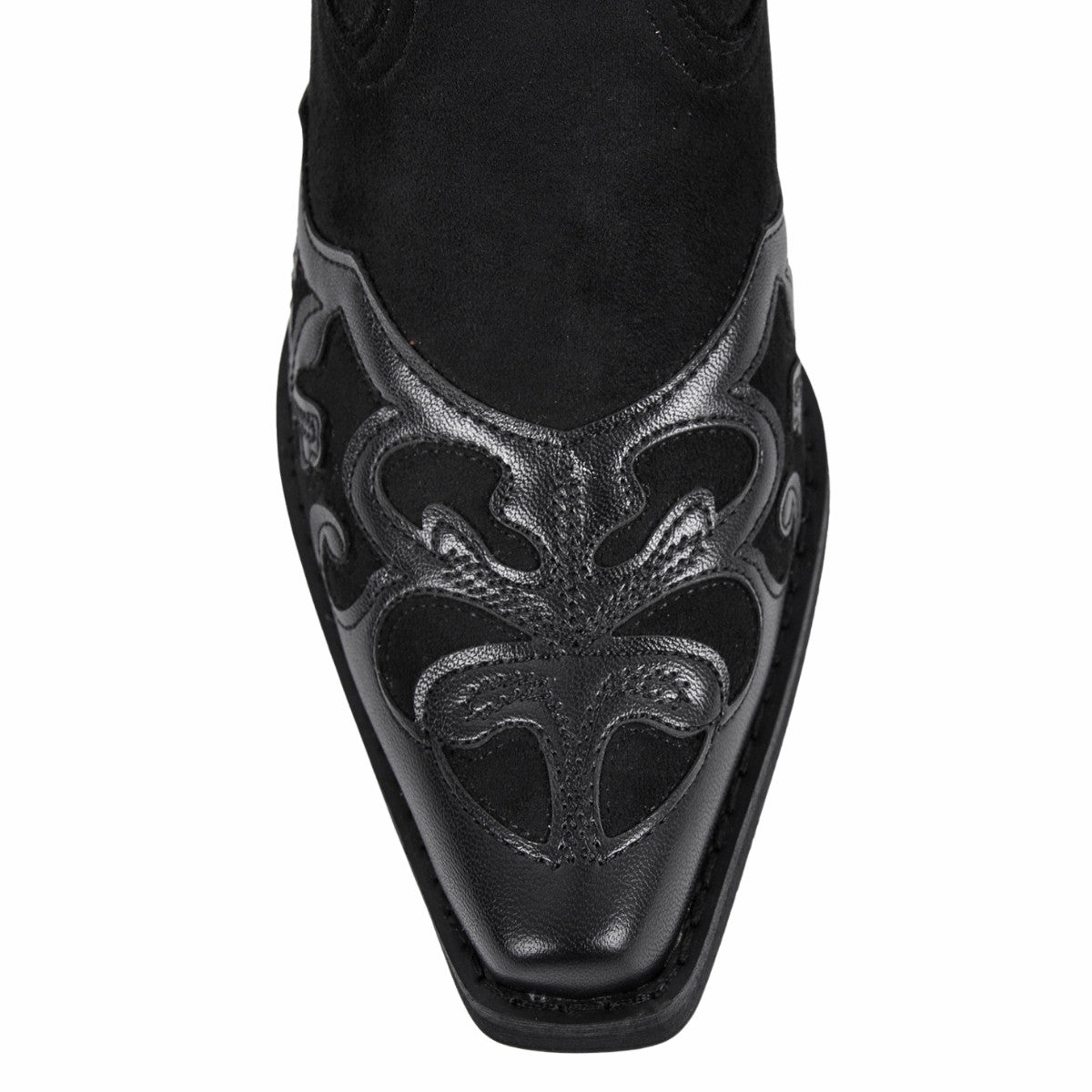 Pointed Toe Suede Knee High Western Boots | Onlymaker Everyday