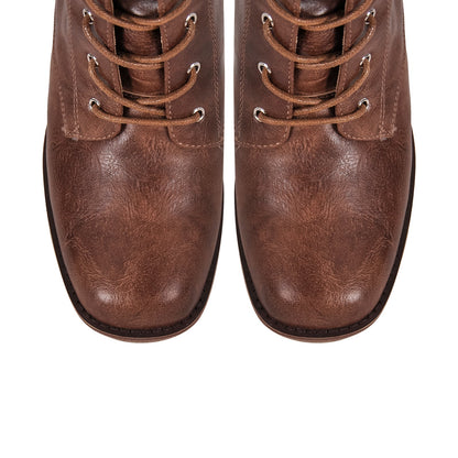 Lace-up Mid-calf Boot | Onlymaker Recommended