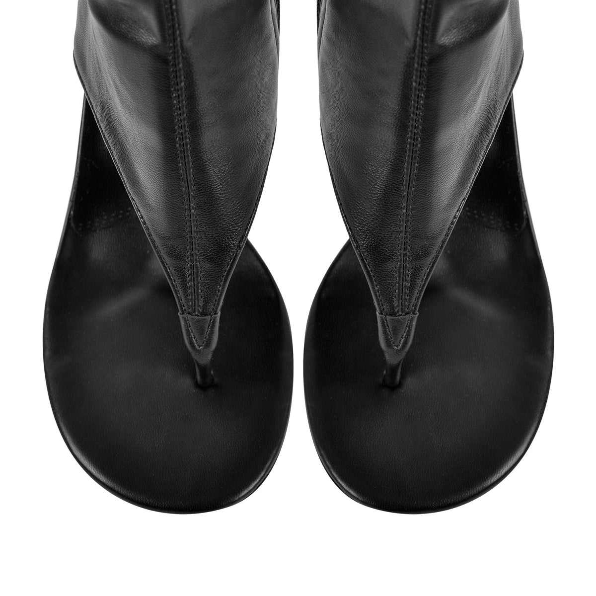 Thong Round Toe Mid-Calf Bootie Sandals | Onlymaker Discount