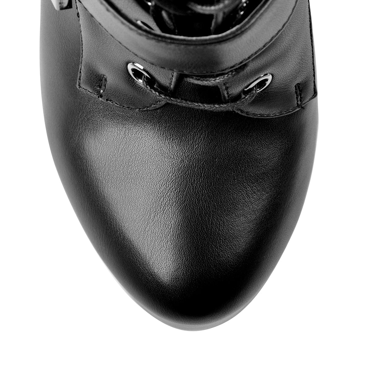 Punk Buckle Strap Platform High Heels Ankle Boots | Onlymaker Latest