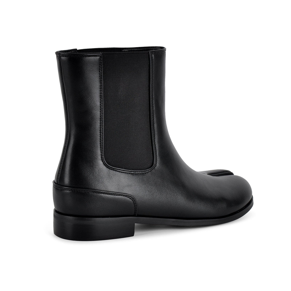Round Toe Tabi Chelsea Flat Ankle Boots | Onlymaker Customer Favorite