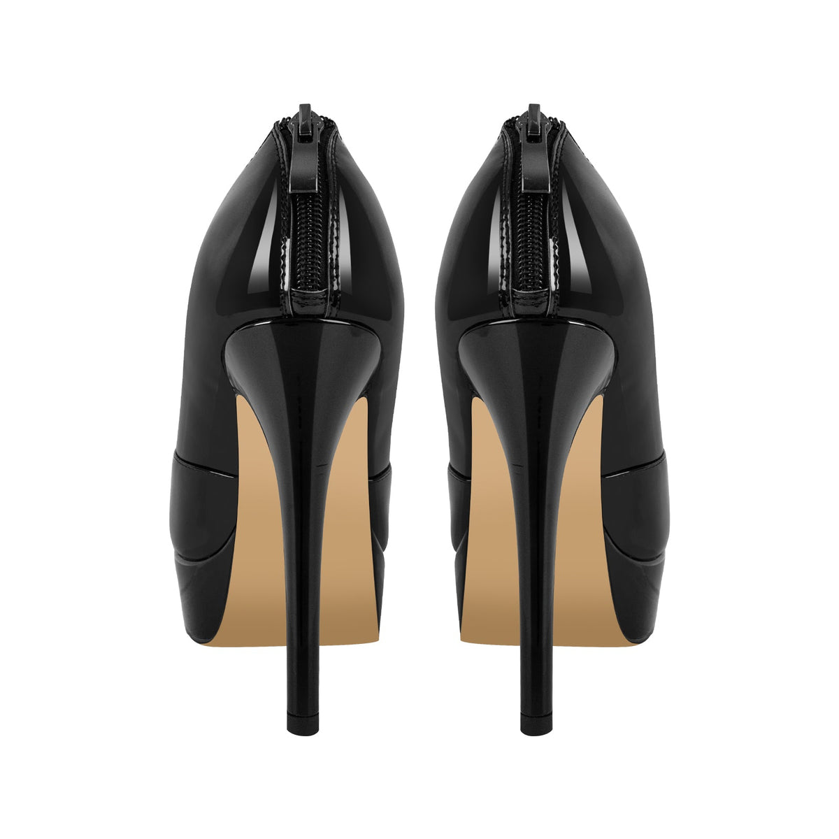 Bow Platform Back Zipper Stiletto Ankle Boots | Onlymaker New