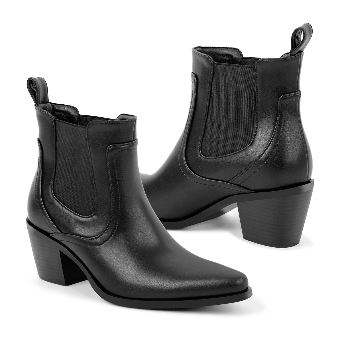 Chunky Heel Western Ankle Men's Boot | Onlymaker Hot Sale