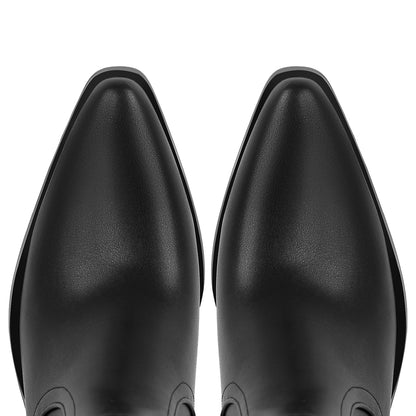 Chunky Heel Western Ankle Men's Boot | Onlymaker Hot Sale