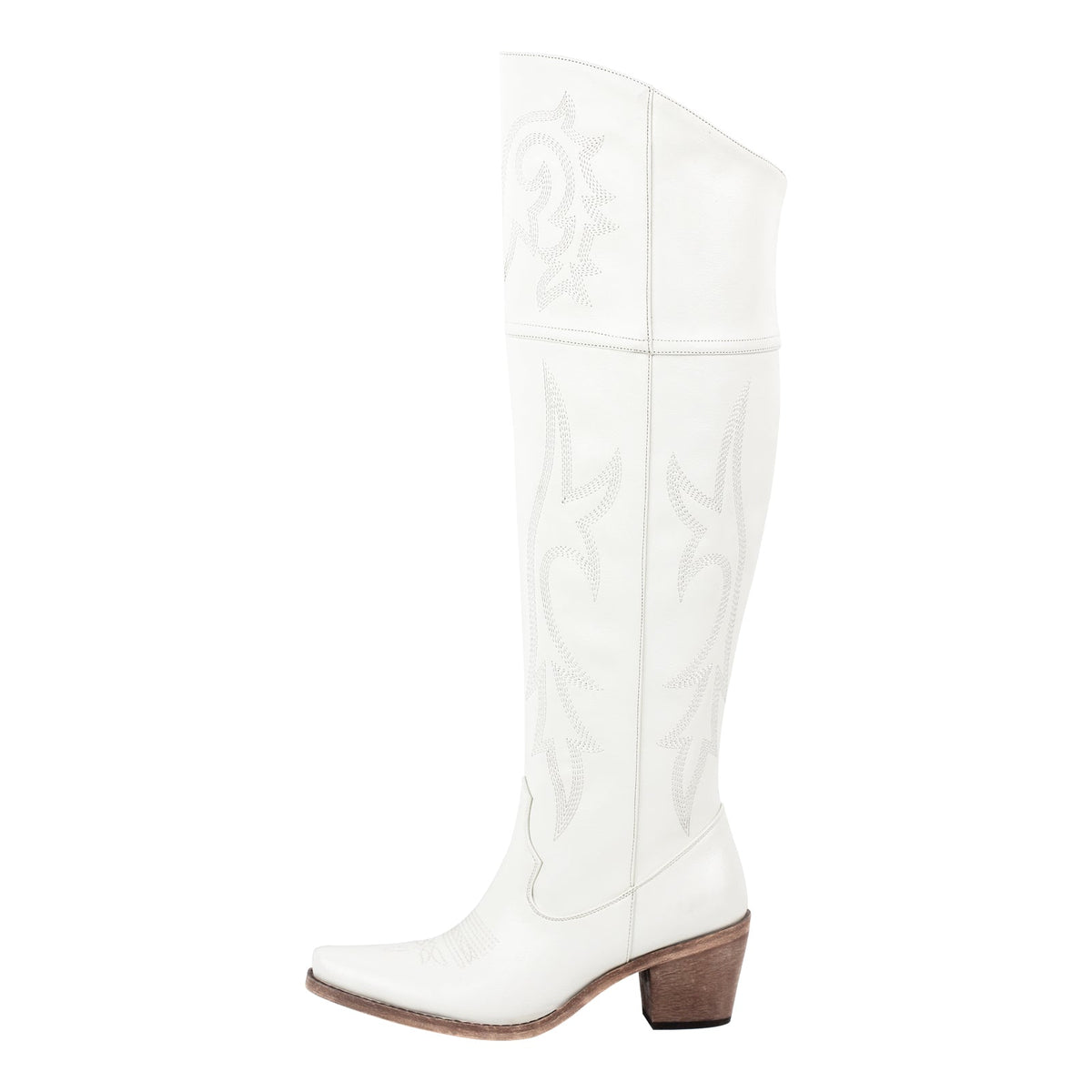 Onlymaker Boots Over The Knee Embroidered Western Boots | Onlymaker Discount