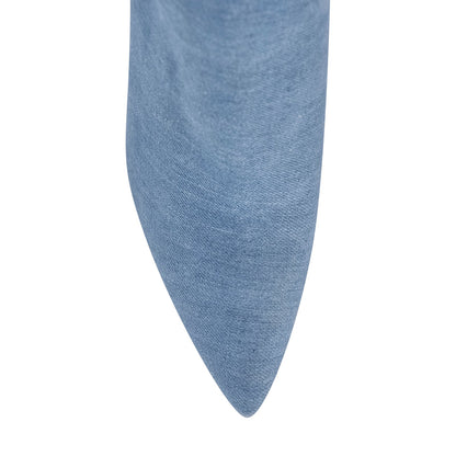 Denim Pointed Toe High Stiletto Over The Knee Boots | Onlymaker Recommended
