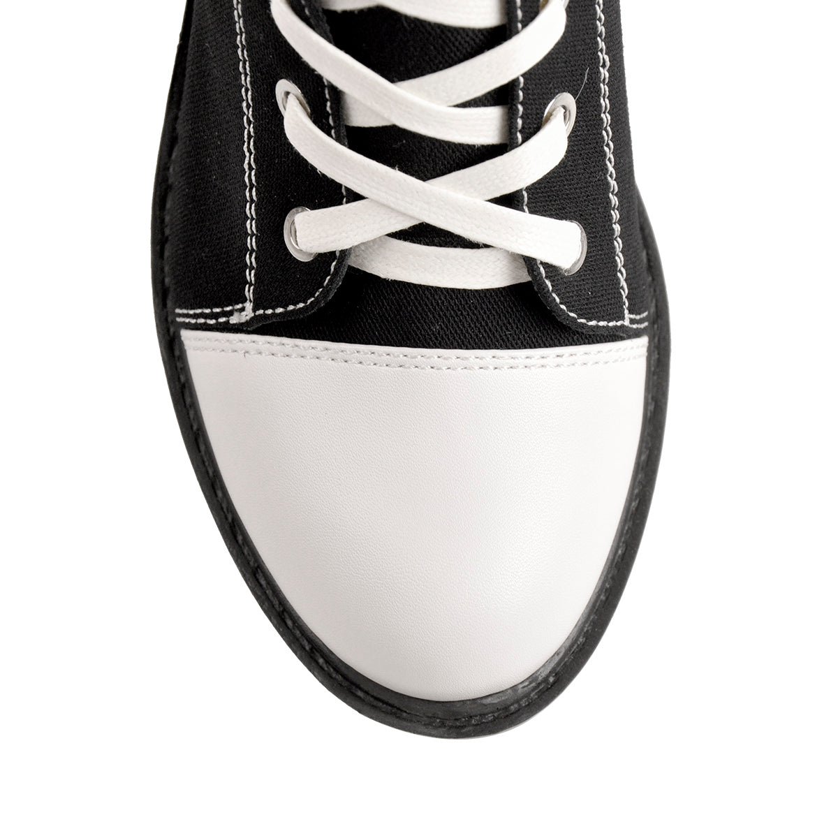 Platform Lace Up Canvas Boots | Onlymaker Trusted