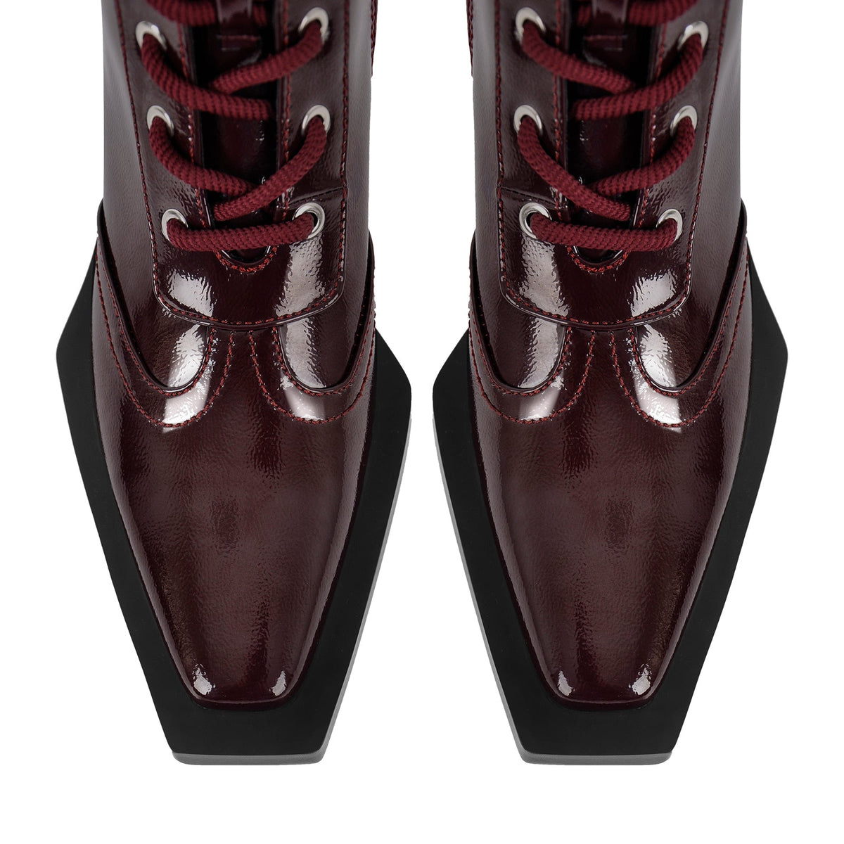 Square Toe Buckle Ankle Boots | Onlymaker Premium