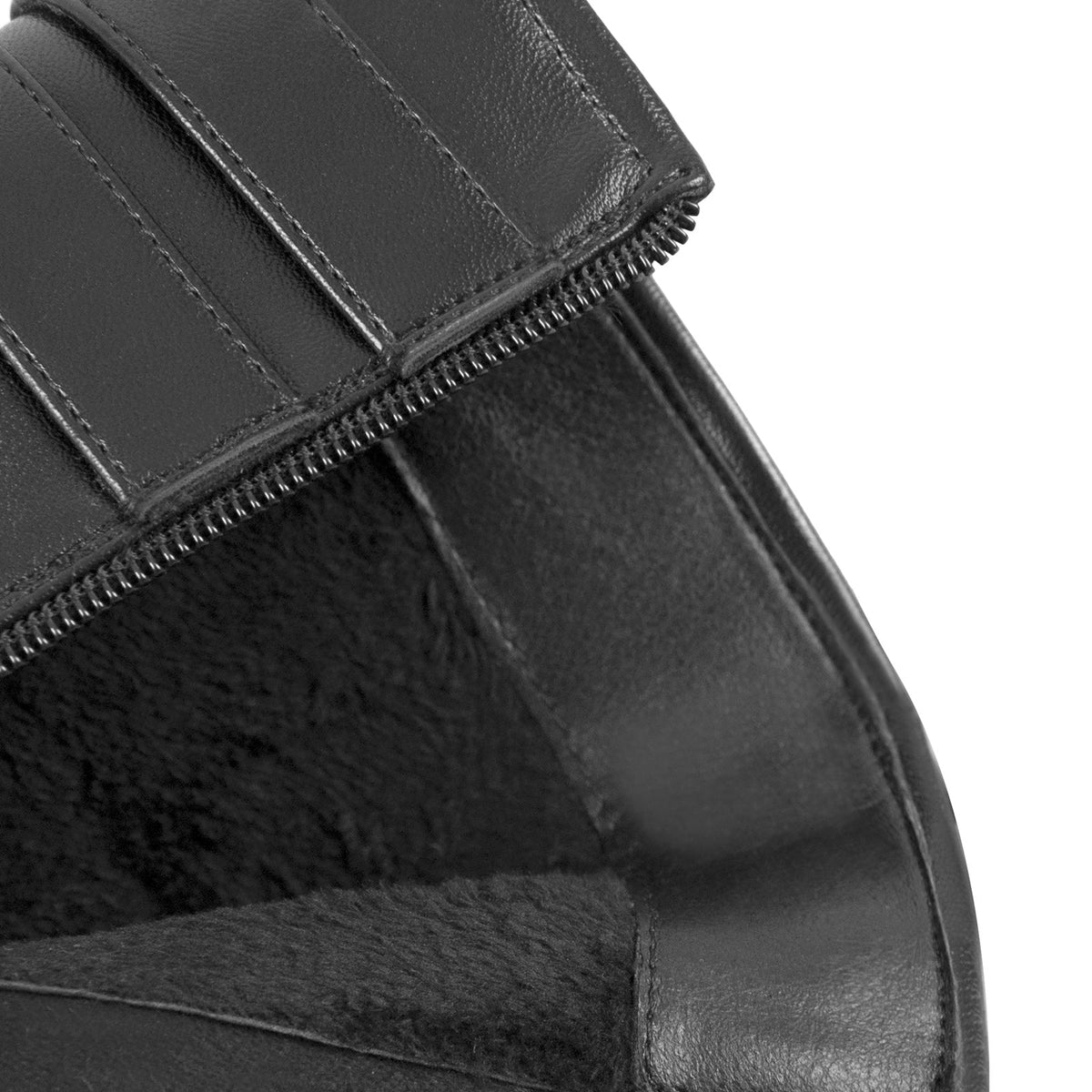 Platform Chunky High Heels Buckle Zip Ankle Boots | Onlymaker Smart Buy