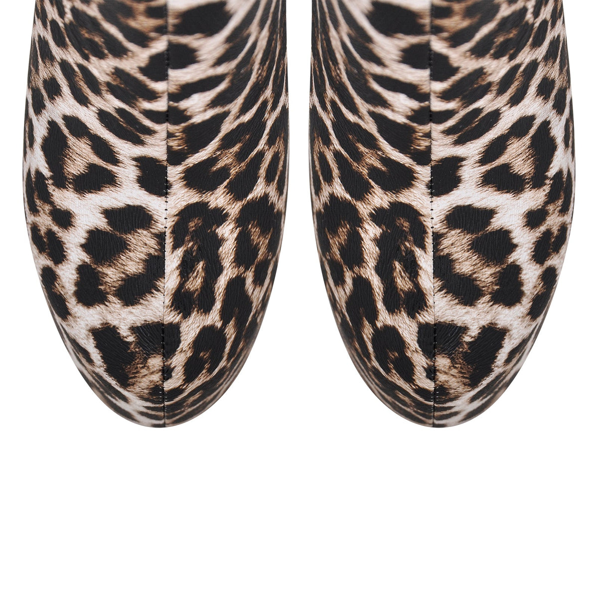 Leopard Platform Stiletto Ankle Boots | Onlymaker Sale