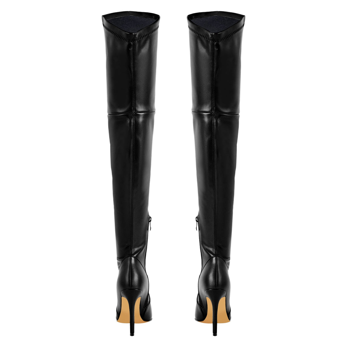 Pointed Toe Over The Knee Stiletto Stretch Boots | Onlymaker Sale