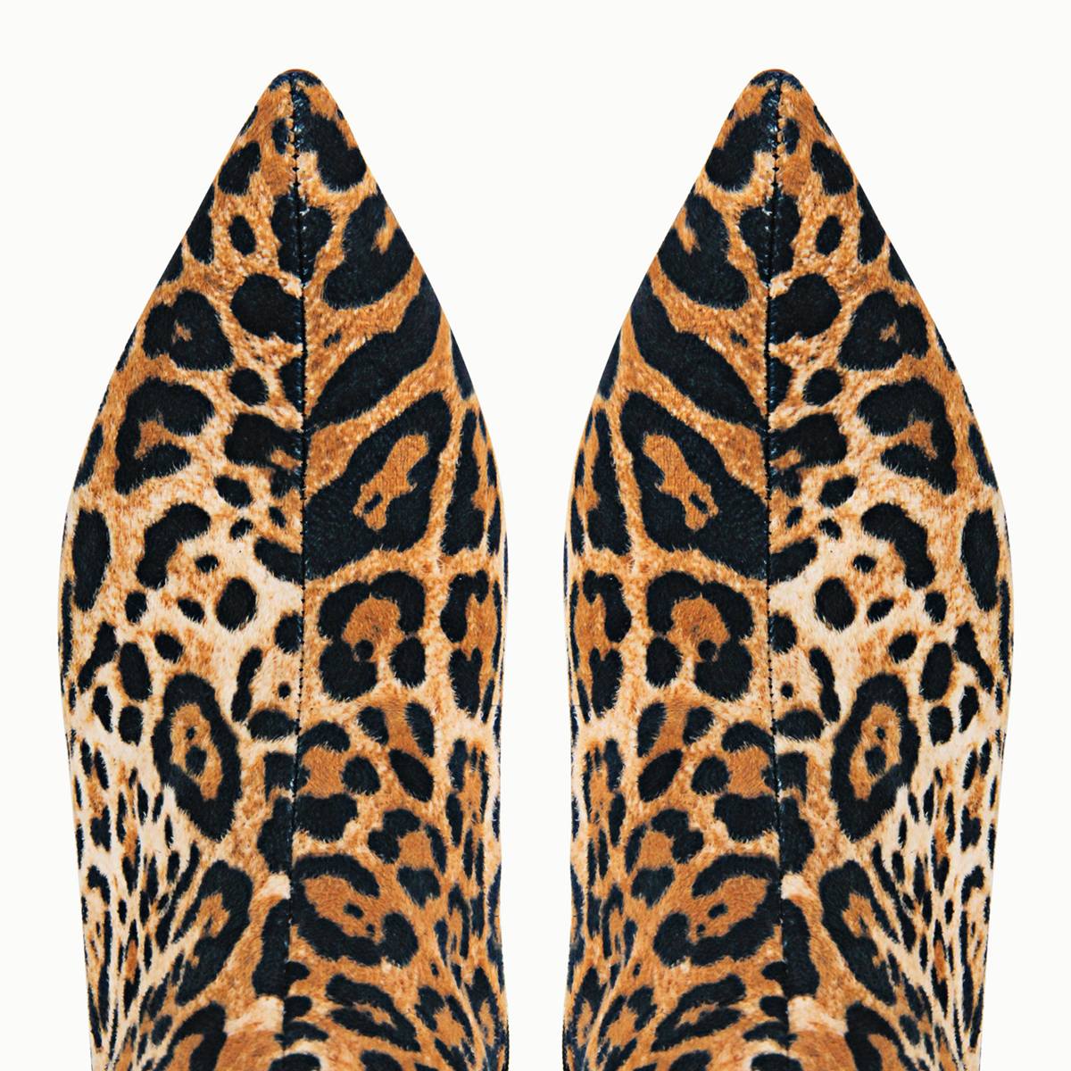 Red Leopard Pointed Toe Over The Knee Stiletto Boots | Onlymaker Recommended