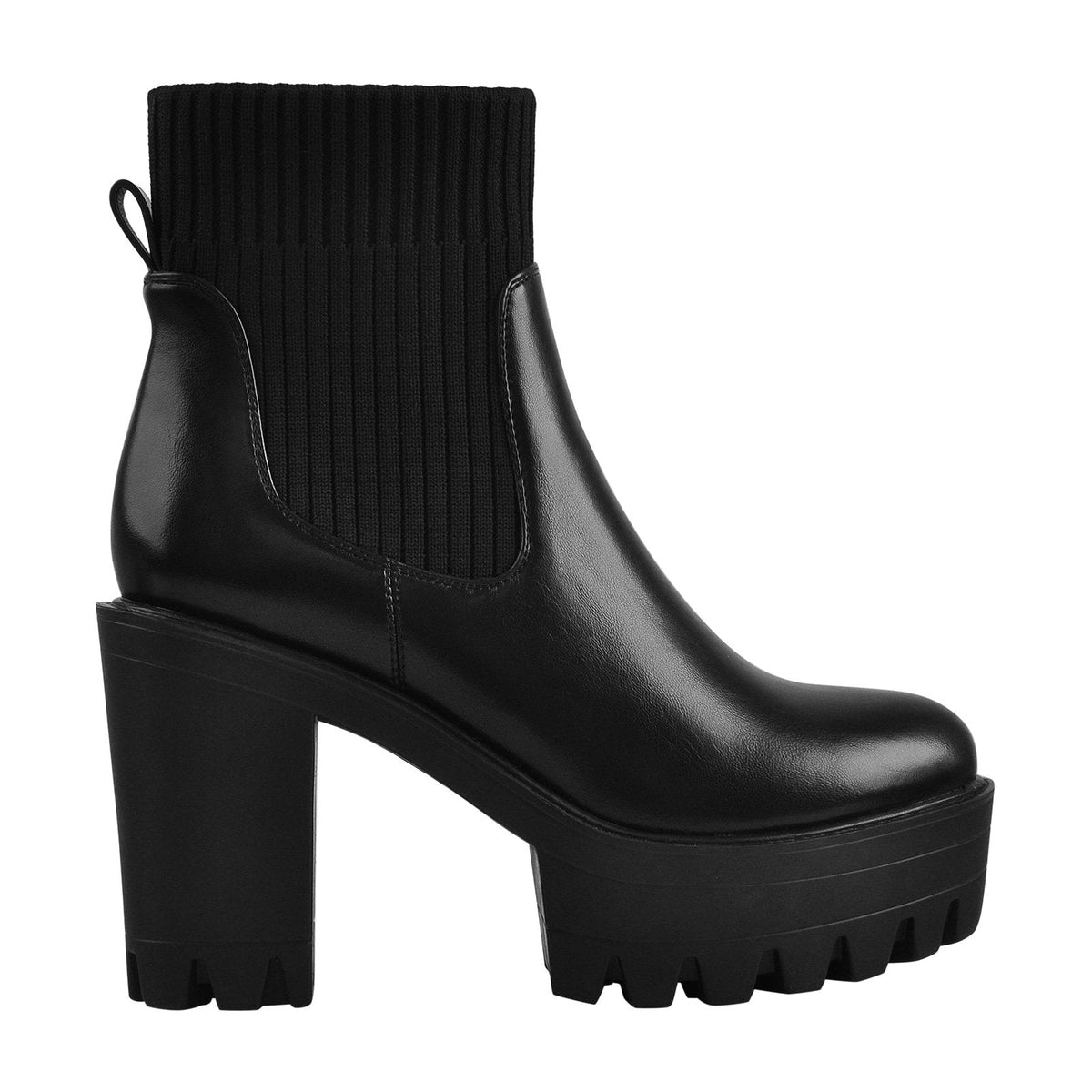 Round Toe Platform Chelsea Boots | Onlymaker Everyday