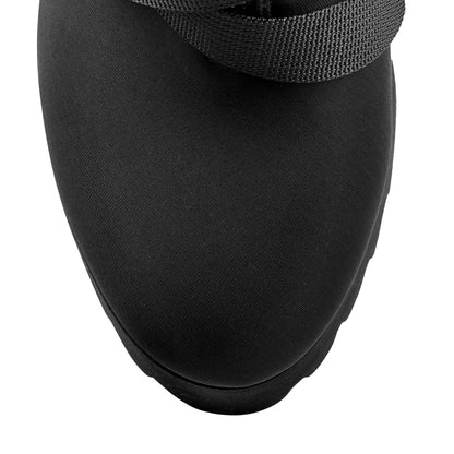 Platform Round Toe Zipper Strap Chunky High Heels Ankle Boots | Onlymaker Hot Sale