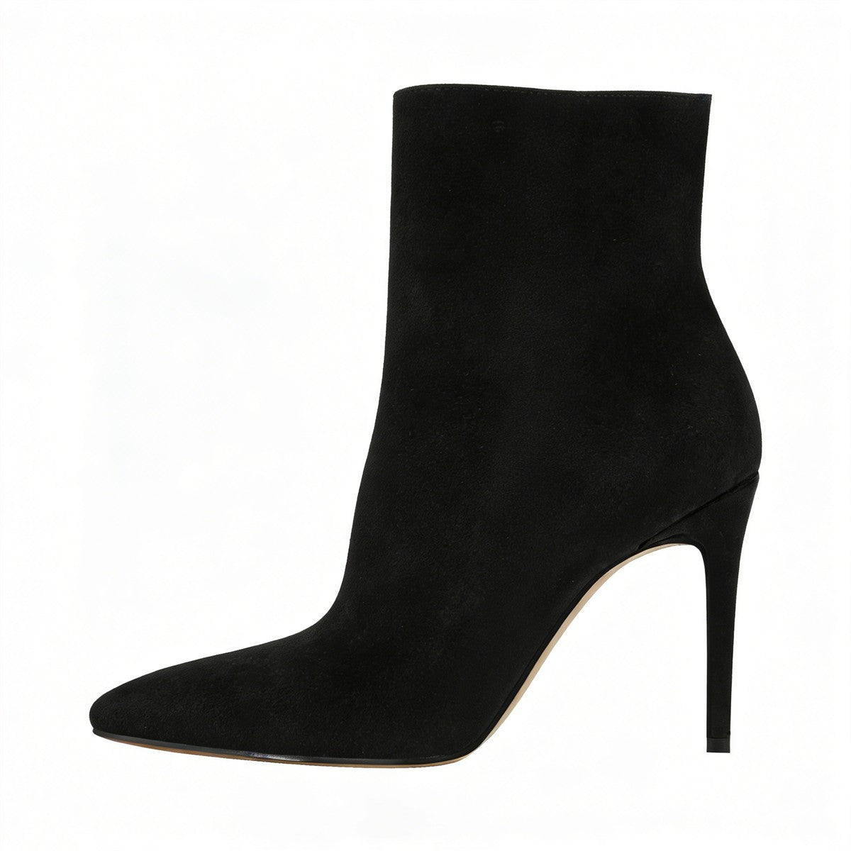 Suede Pointy Toe Stiletto High Heel Ankle Boots | Onlymaker Signature