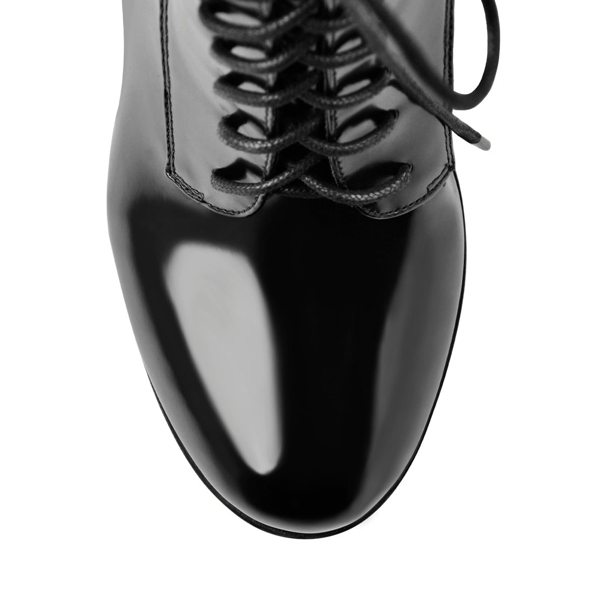 Lace Up Platform Round Toe Chunky Heels Ankle Boots | Onlymaker Sale