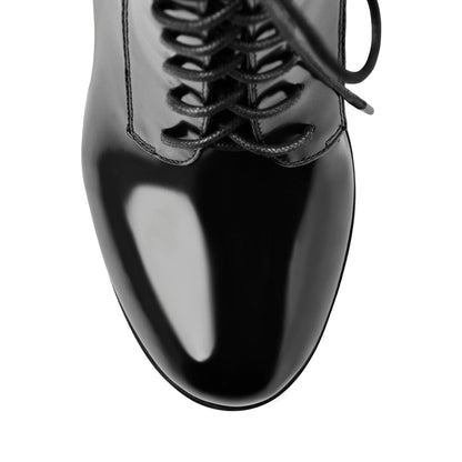 Lace Up Platform Round Toe Chunky Heels Ankle Boots | Onlymaker Sale