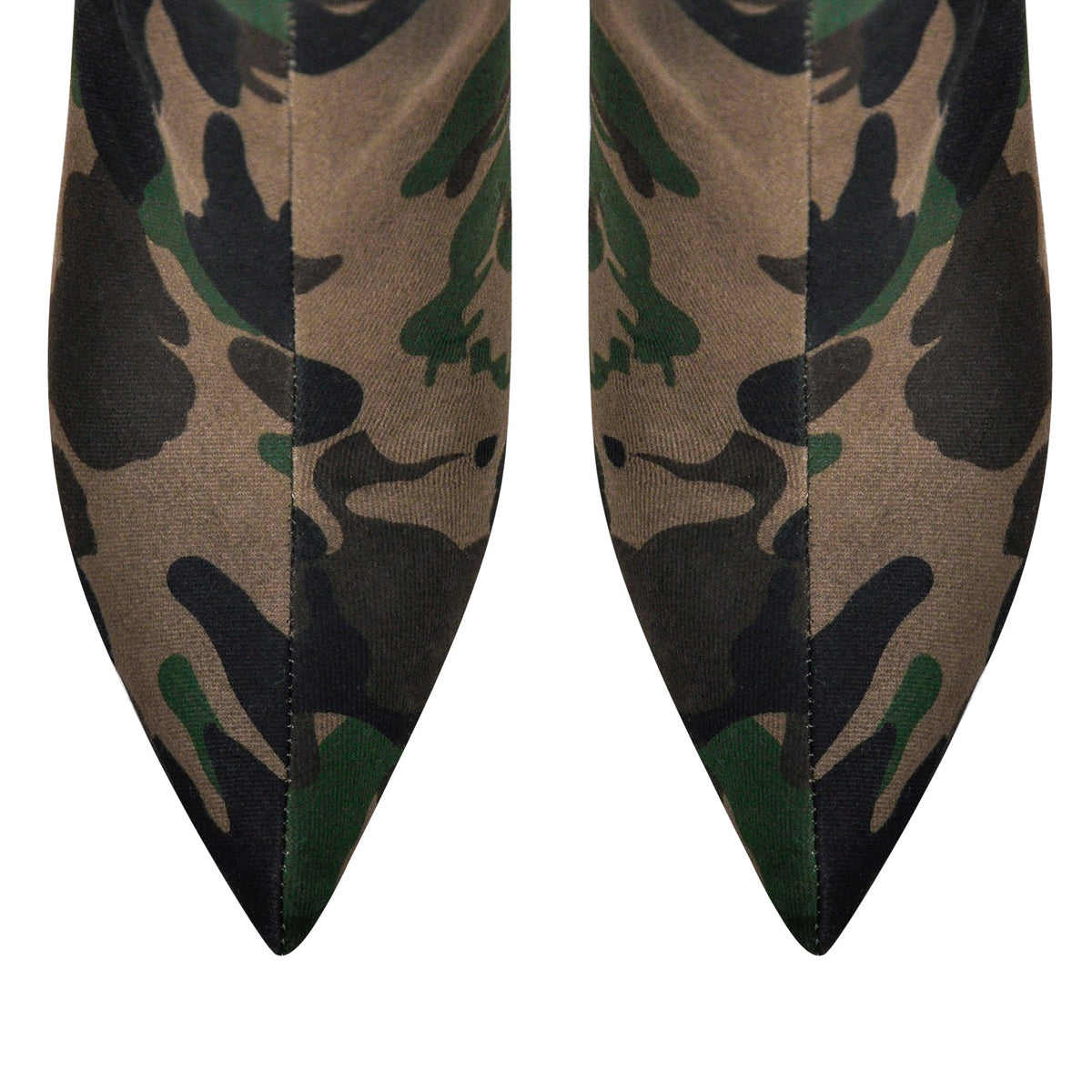 Camouflage Pointed Toe Over The Knee Boots | Onlymaker Signature