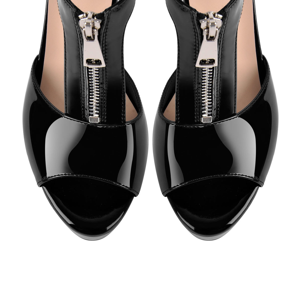 Platform Zipper Ankle Strap Stiletto Sandals | Onlymaker Customer Favorite