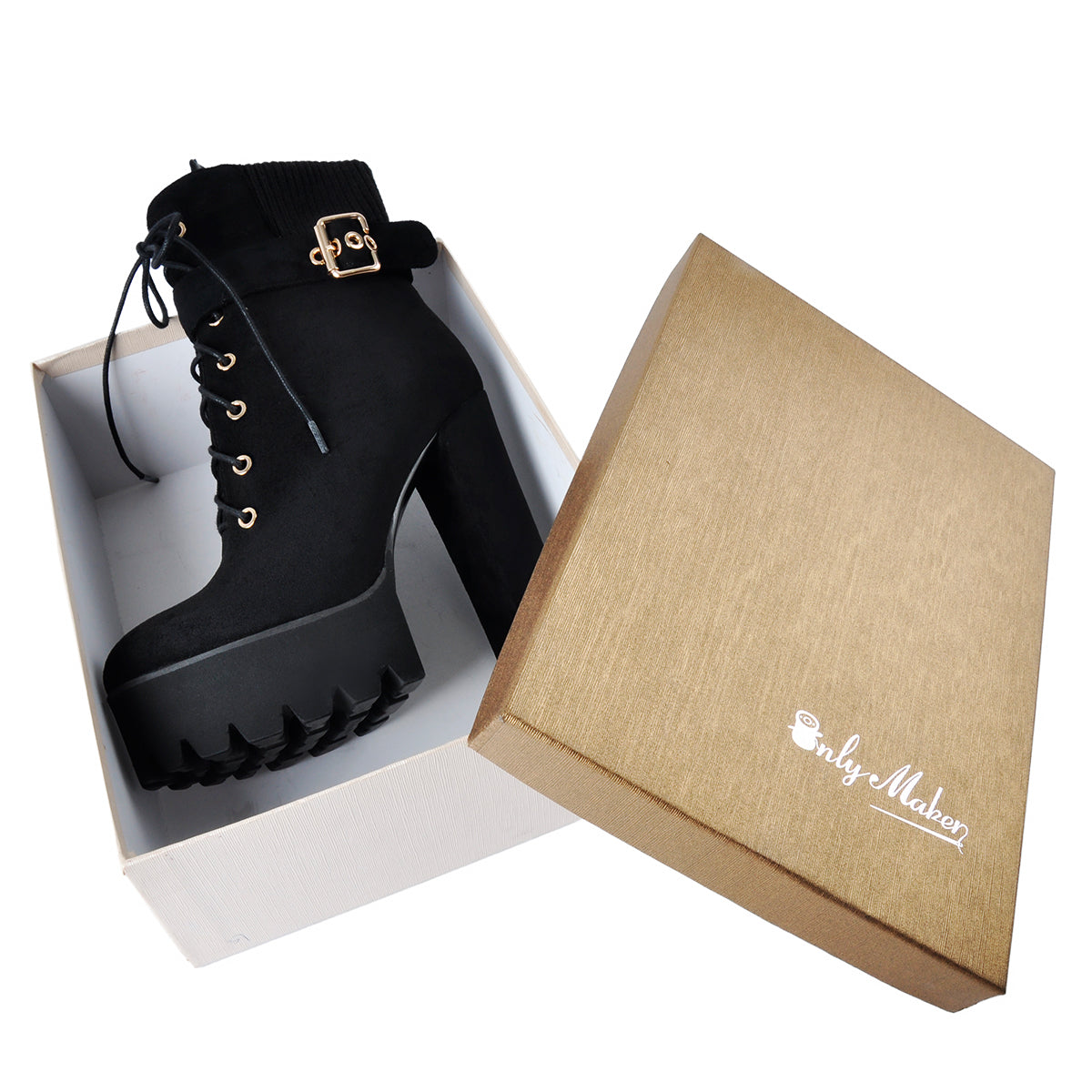 Ankle Platform High Heel Boots | Onlymaker Discount