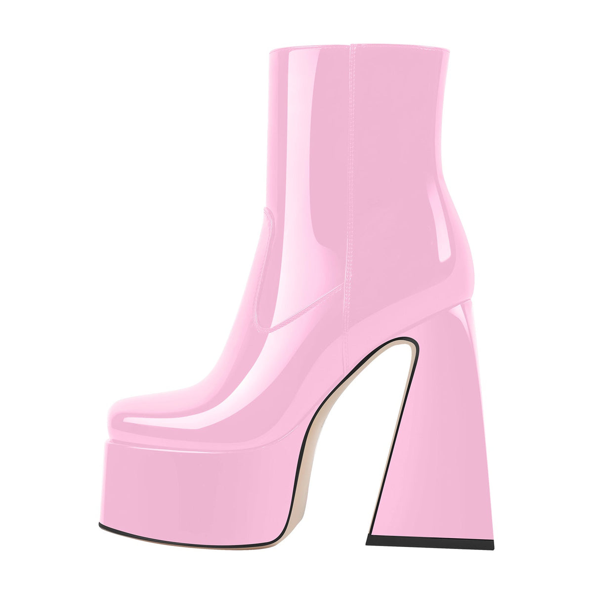 Platform Chunky High Heels Ankle Boots | Onlymaker Customer Favorite