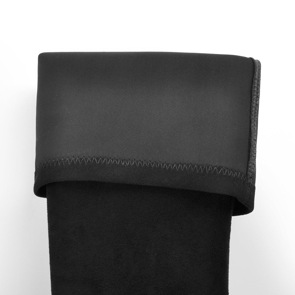 Black Round Toe Suede Platform High Heel Boots | Onlymaker Latest