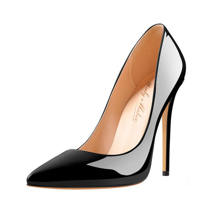 8cm 10cm 12cm Pointed Toe Slip On High Heel Pumps | Onlymaker Special Offer