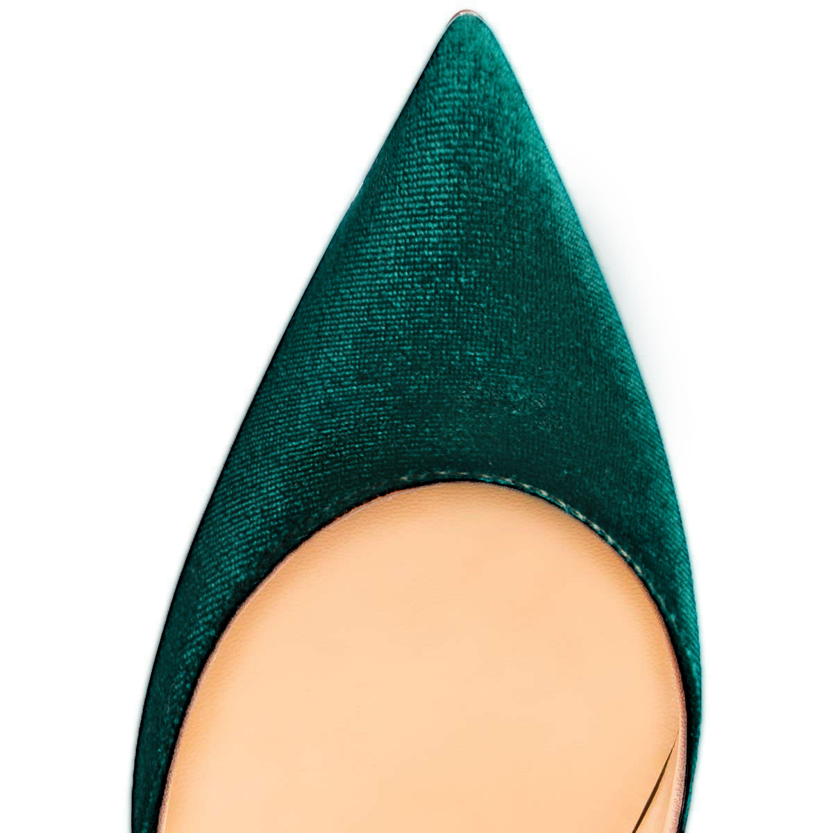 8cm 10cm 12cm Retro Green Classic Velvet Stilettos | Onlymaker Hot Sale