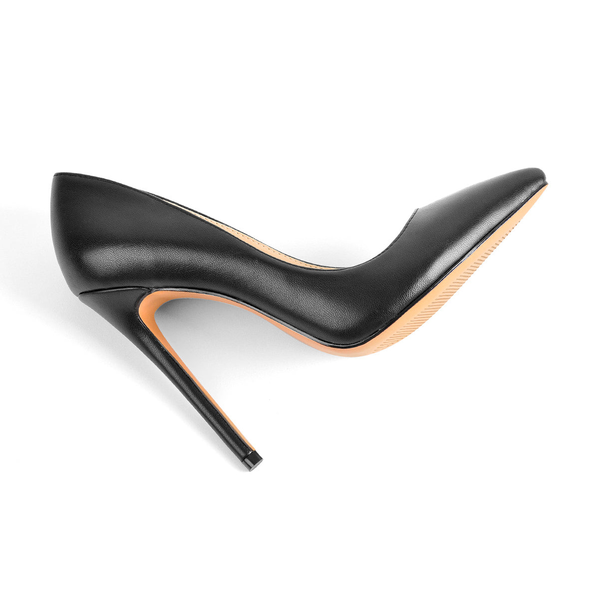 8cm 10cm 12cm Matte Pointed Toe Slip On High Heel Pumps | Onlymaker Best Seller