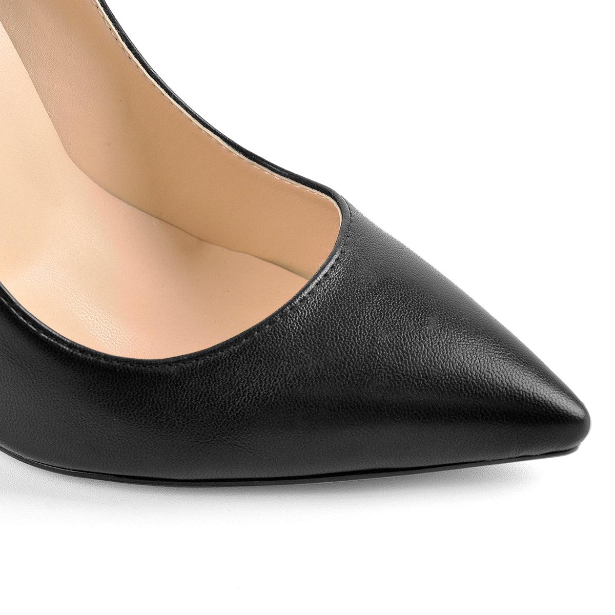 8cm 10cm 12cm Matte Pointed Toe Slip On High Heel Pumps | Onlymaker Best Seller