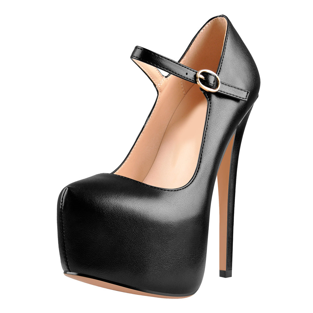 Mary Jane Platform Pointed Toe High Heels Pumps | Onlymaker Best Seller