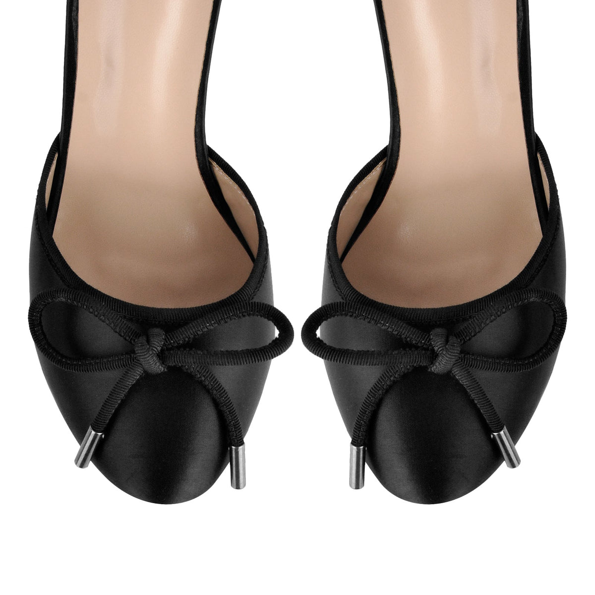 Bow Platform Ankle Lace-up Pumps | Onlymaker Premium