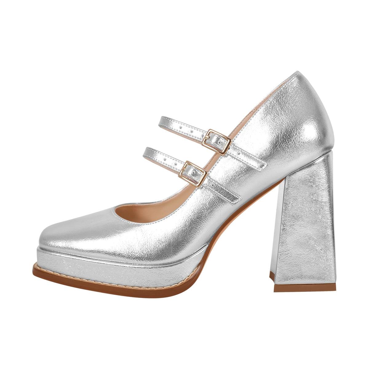 Mary Jane Platform Chunky Heels Pumps | Onlymaker Popular