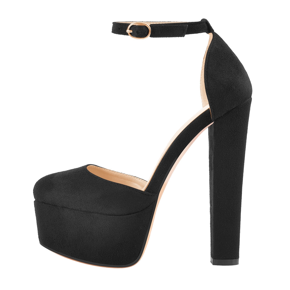 Platform Chunky High Heel Ankle Straps Pumps | Onlymaker Signature