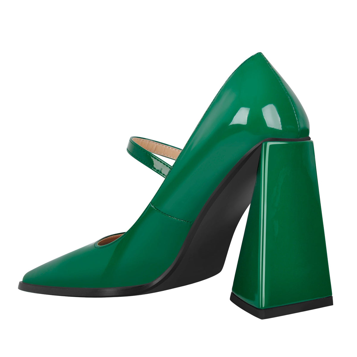 Mary Jane Square Toes Chunky Heels Pumps | Onlymaker Value