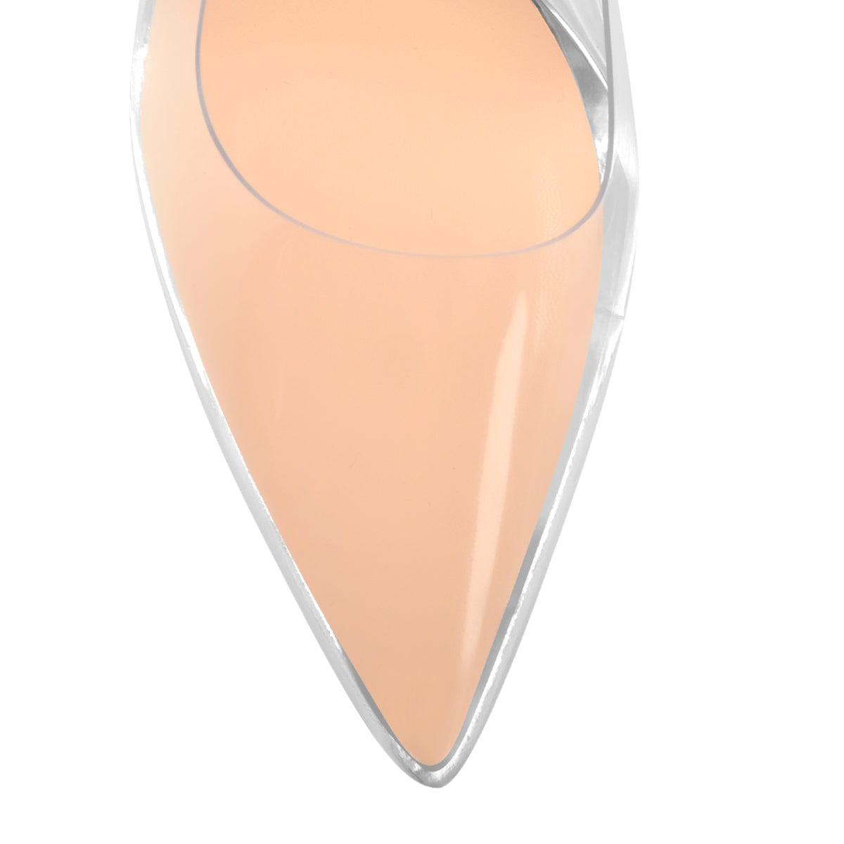Transparent Pointed Toe Slip on High Heel Stiletto Pumps | Onlymaker Classic