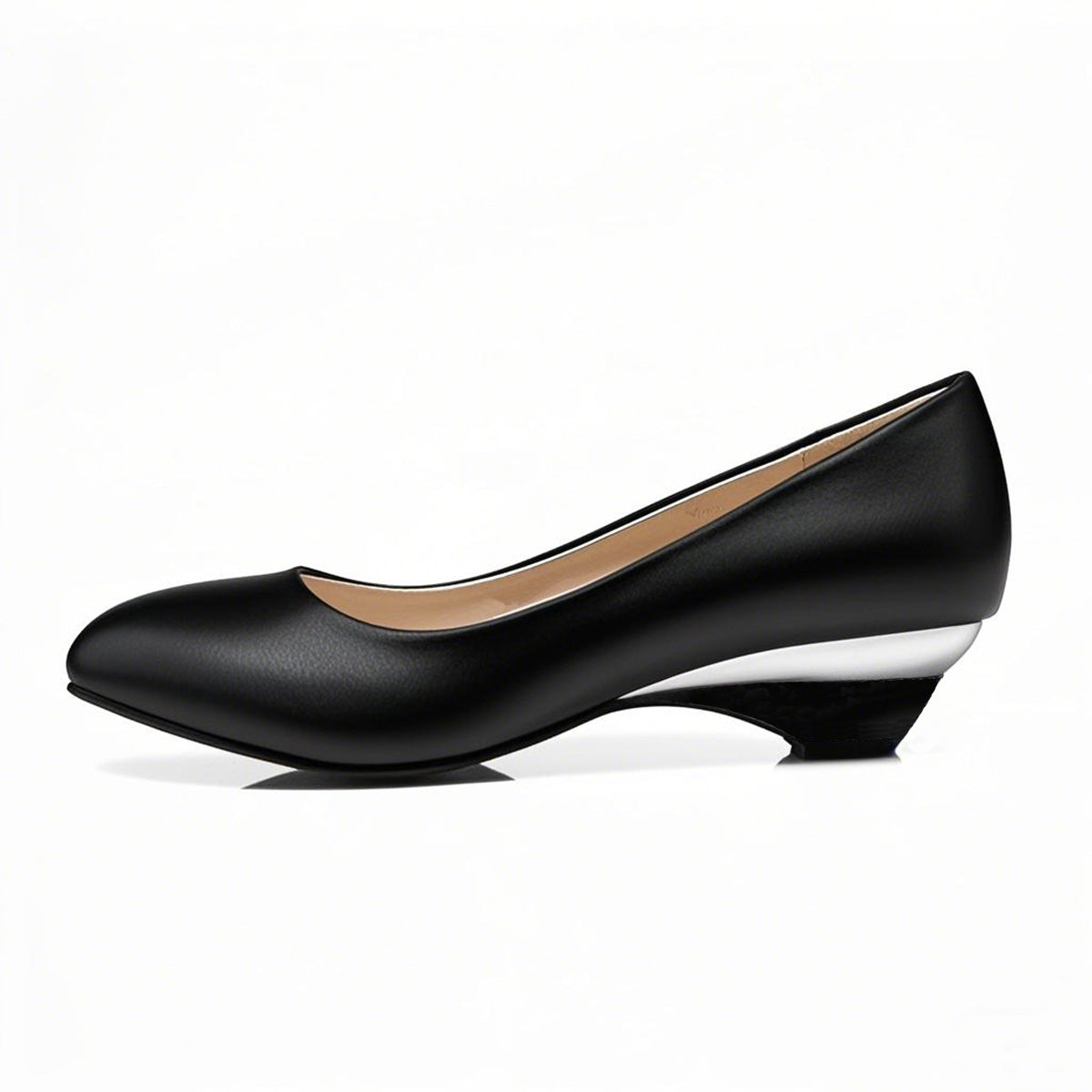 Round Toe Wedge Heel Daily Pumps | Onlymaker Top Pick