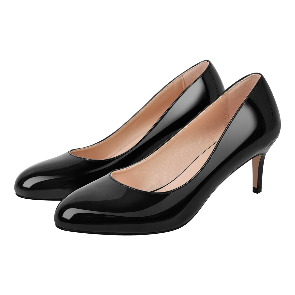 Round Toe Classic Stiletto Pumps | Onlymaker Best Seller