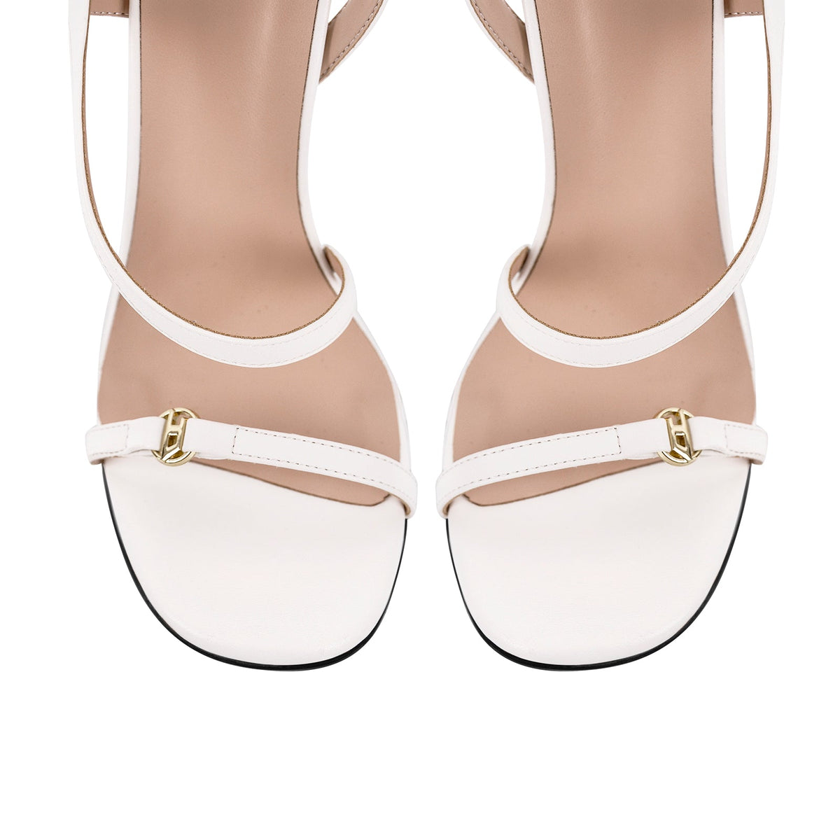 Square Toe Strap Slingback Stiletto Sandals | Onlymaker Great Value
