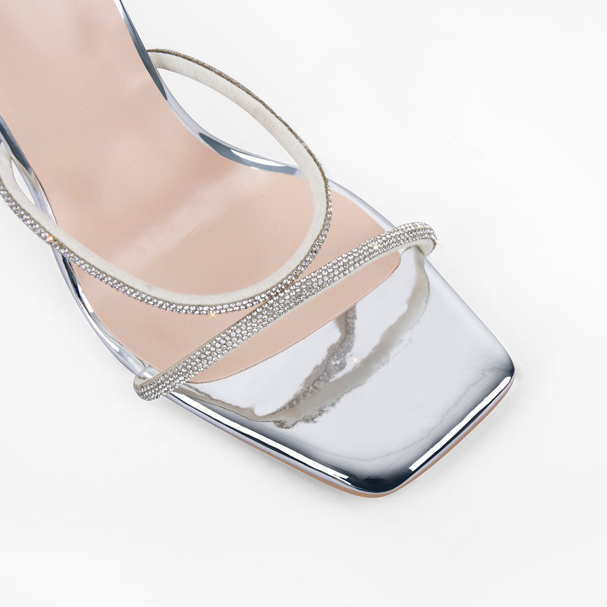 Lace up Rhinestone Strappy High Heel Sandals | Onlymaker Sale