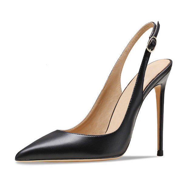 Pointed Toe Stiletto Slingback Pumps | Onlymaker Premium