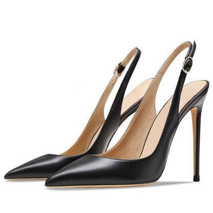 Pointed Toe Stiletto Slingback Pumps | Onlymaker Premium