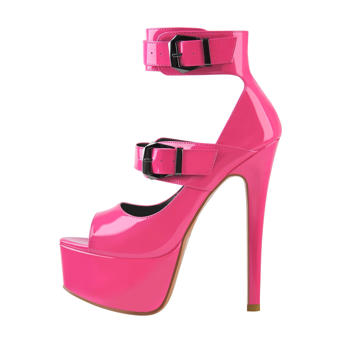 Peep Toe Platform Sandals High Heel Stilettos | Onlymaker Quality