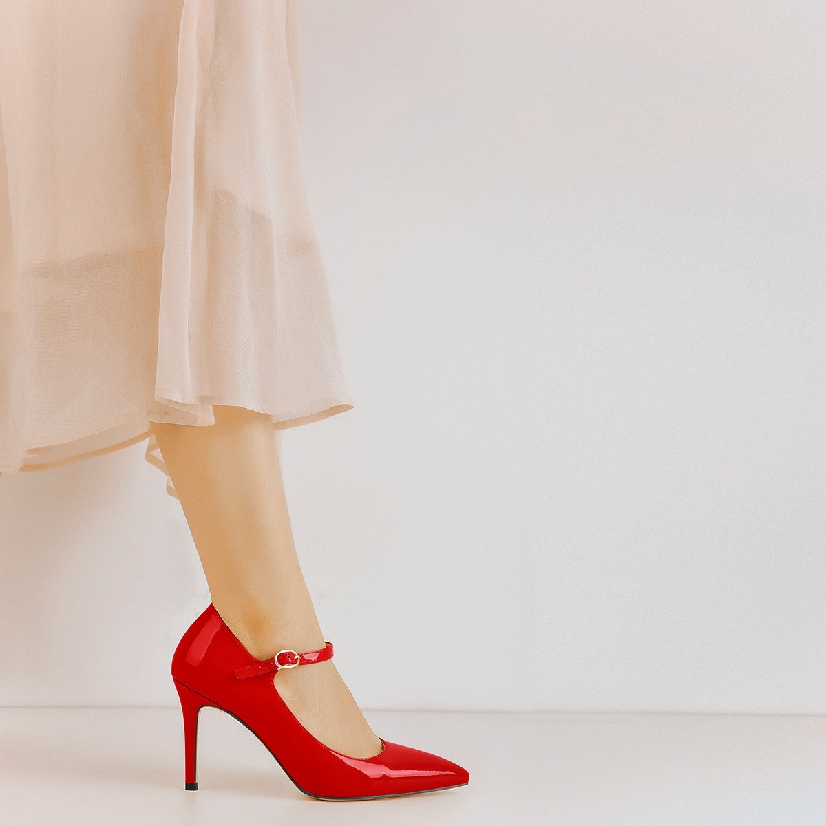 Mary Jane Patent Leather High Heel Pumps | Onlymaker Value